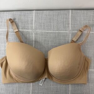Soma 42DD Cooling Balconette Bra Beige Nude